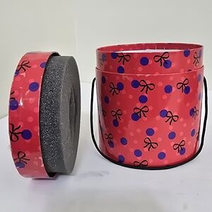 vintage Mini Souvenir Hat WESTLAND Paint The Town Red Resin w/ Original Box 2004